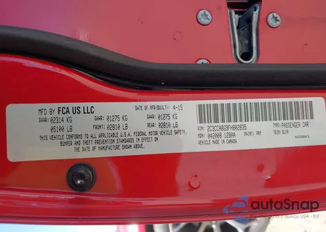 2015 Chrysler 300 300S z USA, uszkodzony, nr VIN 2C3CCABG9FH802835